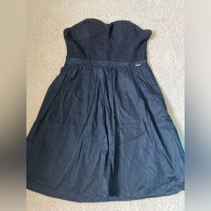 Guess strapless black dress size M